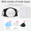 50PCS Disposable Face Mask Filter Pads, 3-Layer, Breathable, 12.5x12cm 3