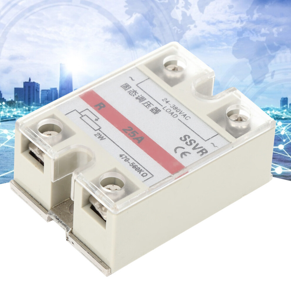 Solid-State Voltage Regulator Module 25A 24-380Vac Low Frequency Relay 9331362341496