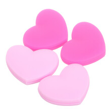 4Pcs Tennis Racket Silicone Vibration Dampeners Heart Shape for Sport