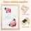 1Conjunto Kit De E Madeira Para DIY 11