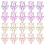 40Pièces Petits Clips Métalliques Couleurs Pour Notes 11