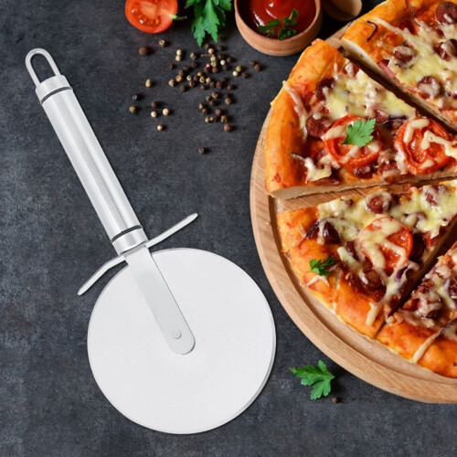 Gourmet's Choice, Κόφτης πίτσας από ανοξείδωτο ατσάλι με λεπίδα ομαλής κύλισης, 2