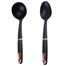 Essentiel madlavningsledsager, stor øse med høj varmebestandighed, non-stick sikre redskaber, ergonomisk greb, pladsbesparende design, tåler