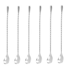 Professionell cocktailsked, slitstarkt barverktyg i rostfritt stål, vriden design för förbättrat grepp