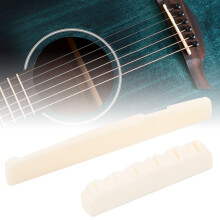 Gitarrenkernensattel Elfenbein Rinderschädel für 6-Saiten-Akustische Gitarre Musikinstrumentzubehör