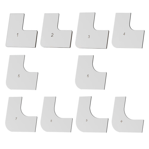 Multipurpose Scraper Concrete Trowel Rounded Corners Drywall-90 1