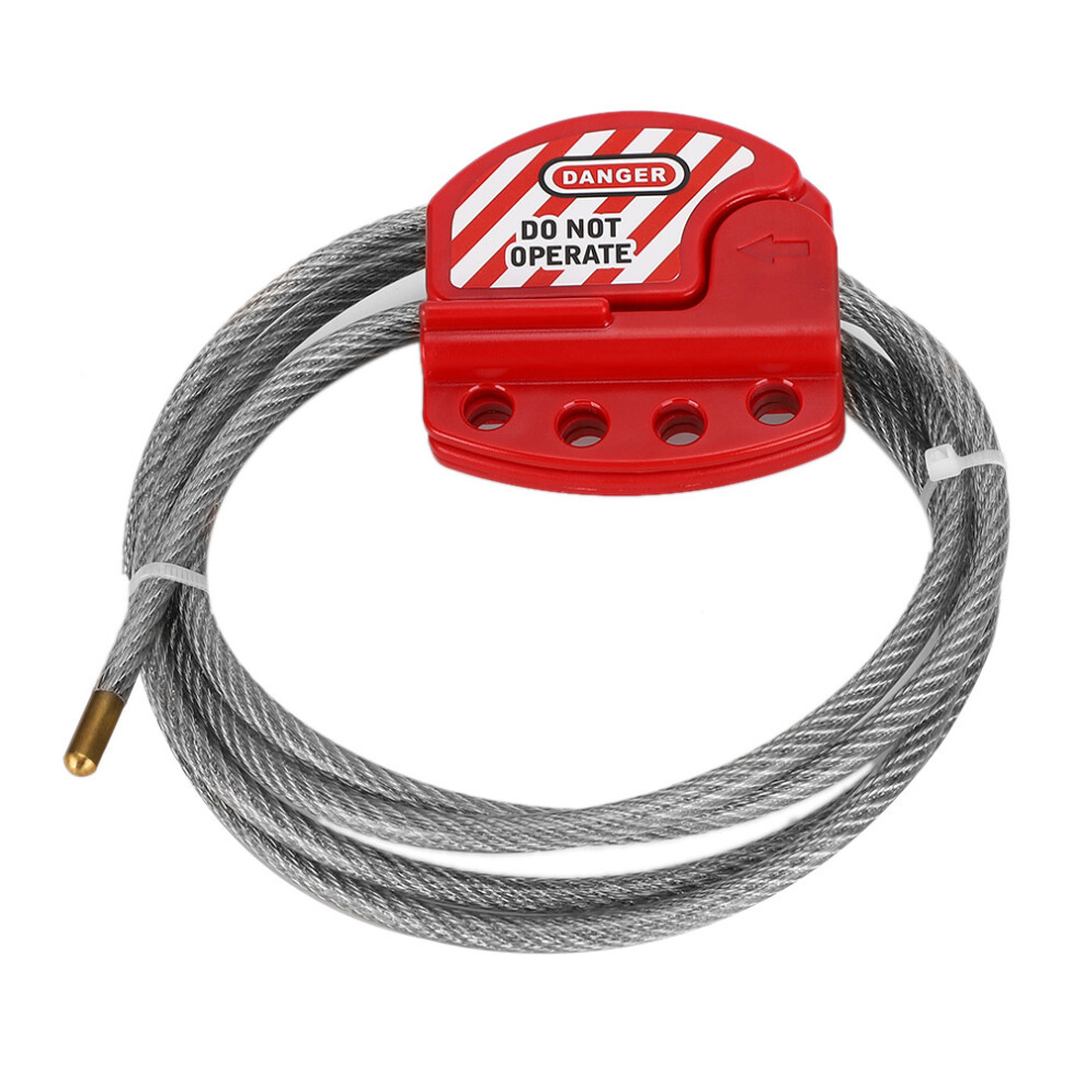 Maintenance Safety Lock Device L11 - Adjustable Stainless Steel Cable Lockout 4391362345806