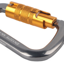 Outdoor Mountaineering Carabiner D-Type Auto Lock Aluminum Safety Buckle