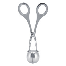 Efficienza in cucina, scavino per carne in acciaio inox con superficie antiaderente, impugnatura comoda per una facile manipolazione, adatto a vari