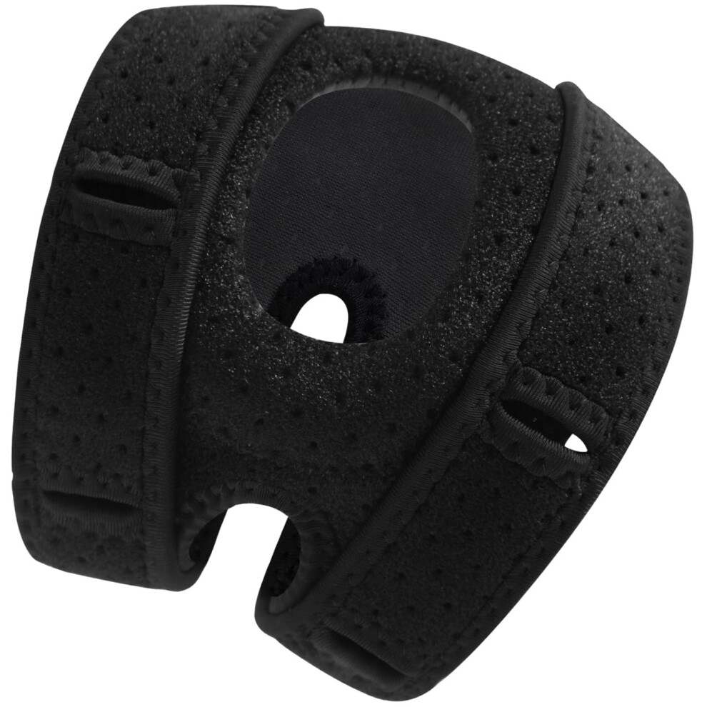 Patella Knee Strap Shock Absorption For Basketball Cycling Hiking Adjustable Breathable Patella Tendon Gym Guard
