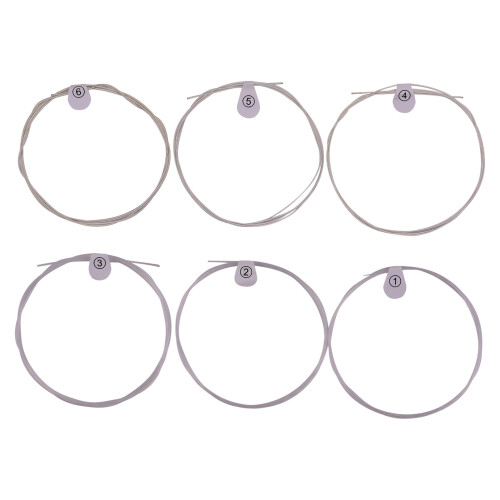 ZIKO DPA-70 Classical Guitar Strings 6pcs Silver Wound Nylons Light Tension