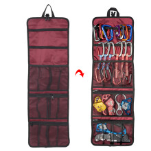 Purple Red Nylon Outdoor Climbing Mountaineering Storage Bag 241g