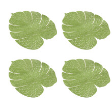 Garden Gold Glamour, decoratieve placemats set, flexibel oprolbaar voor gemakkelijk opbergen, ideaal cadeau voor vrouwen/meisjes/tieners
