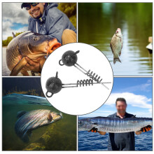 2PCS Fishing Sinkers 10G/20G/30G/50G Fixed Jig Soft Bait Accessories