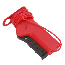 Adjustable Nylon Cable Lockout Device 1.6m Red Industrial Safety Lock