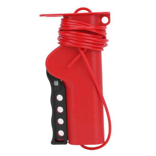 Adjustable Nylon Cable Lockout Device 1.6m Red Industrial Safety Lock 1