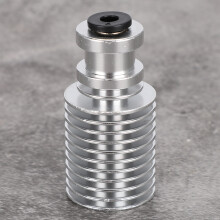 Silbernes Edelstahl-Heatsink-Extruder für Prusa i3 MK3 1,75 mm