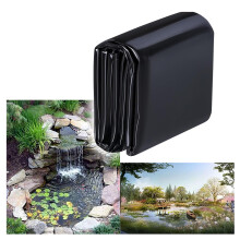 HDPE Pond Liner 3x1m 4x2m 6x6m 12x10m UV Resistant Waterproof Cover for Carp Ponds & Fountains Durable 0.12mm Thickness Ideal for Outdoor Use