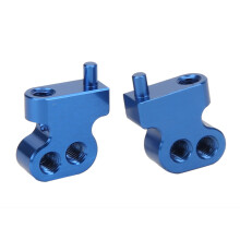 Aluminum Alloy Front Damper Shock Mount for RC 1/10 CC01 Blue & Black