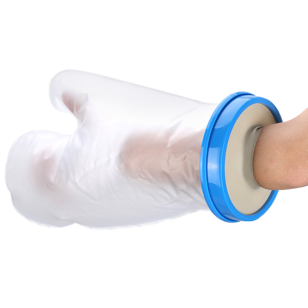 54.5cm Blue Bath Arm Sleeve with Elastic Silicone Ring SL H2100