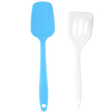 Juego de cucharas y espátulas de silicona Chef's Choice, goma flexible antiadherente para cocinar, mezclar y hornear, resistente al calor hasta 500