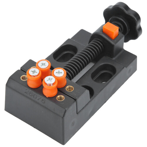 DIY Model Making, Universal Mini Drill Press Tools For Garage Hobby Work, ABS Plastic Durable, Quick Slide Button For Easy Adjustments, Holding Small 1