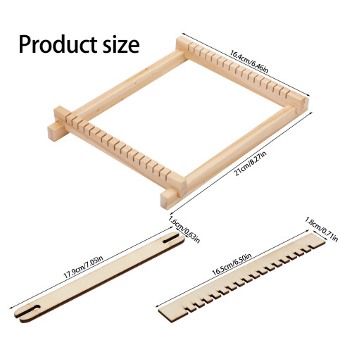 Portable Wood Weaving Machine for Children Craft Set Creative 2