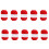 Vibranting Color Knitting Wool 4 Polyacrylonitrile-Big red1 1