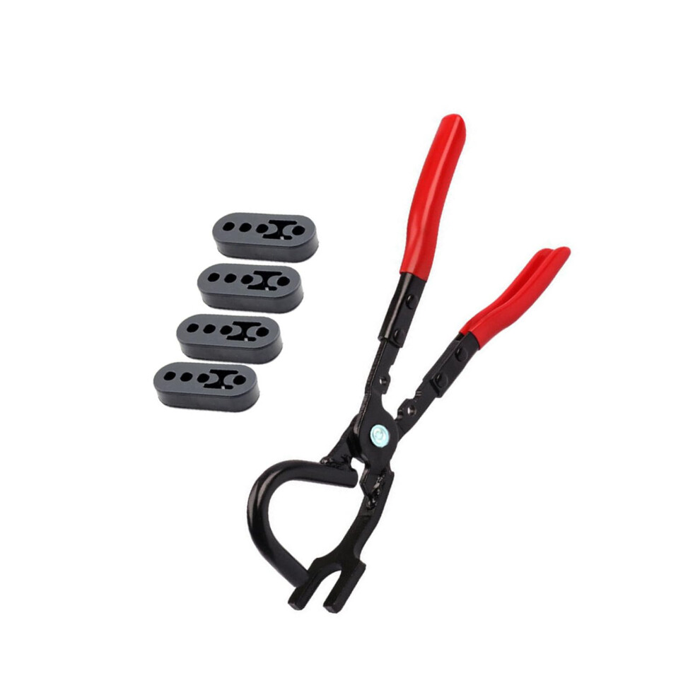 Automotive Rubber Pad Removal Pliers 50N Grip Forces Exhaust Hanger Tool Car Rubber Pad Plier Hanger Tool 9339159284841