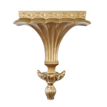 Simple Arrange Resin Wall Mounted Storage Shelf-NX0182B gold