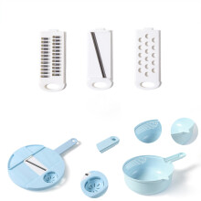 Hachoir amovible et facile à nettoyer pour oignons et concombres : robot culinaire compact aux finitions soignées et aux multiples applications,
