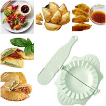 Professionele empanada-pers, gemaakt van tarwestro, multifunctioneel ontwerp, snel en ruimtebesparend, decoratieve gekartelde rand voor ravioli en