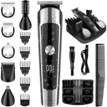Sekoda Hair Clipper 6 - in - 1 Cordless Beard Trimmer for Men - Electric Shavers & Hair Clippers, Groom Mustache, Body, Nose & Ear Hair