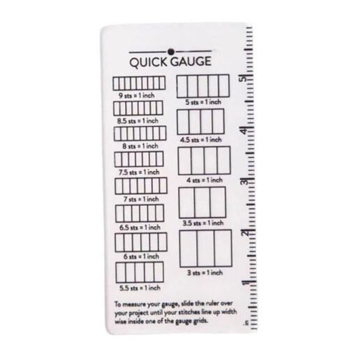 Effortlessly Knitting Stitching Measure Tool Sturdy Plastic-3 1
