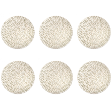 Untersetzer im Rattan-Stil, umweltfreundliches PVC-Material mit Wärmeisolierung, stilvolle Tischdekoration, pflegeleicht, perfektes Geschenkset für