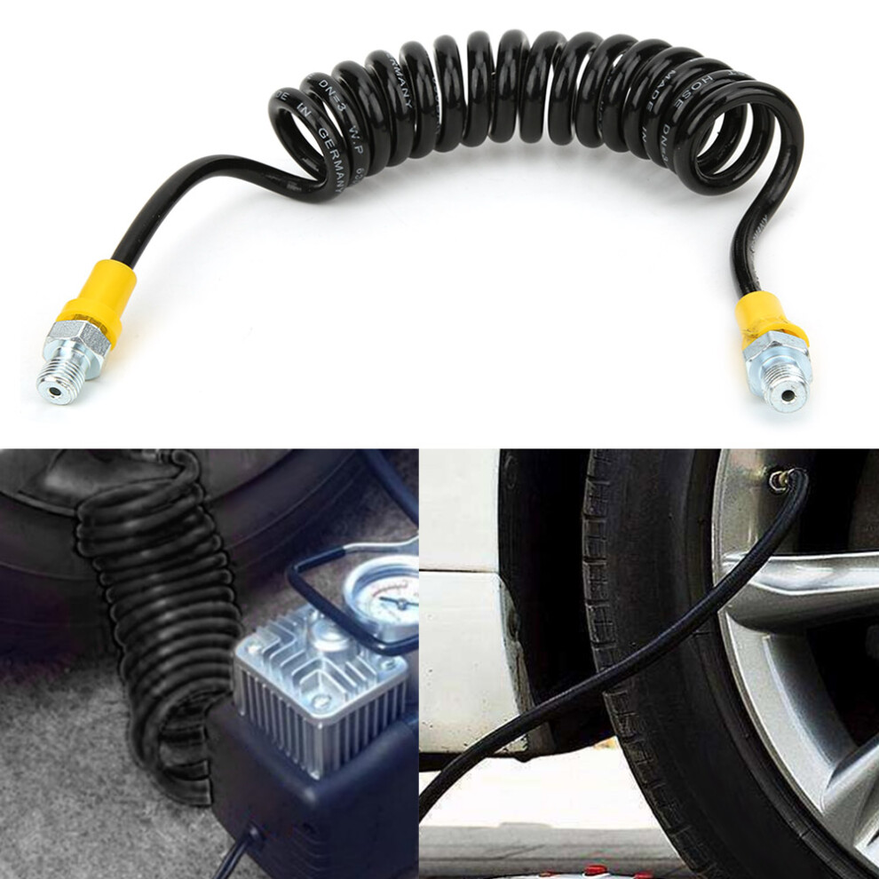 Heavy Duty 1.5M Spiral Hose Tube 63Mpa Fittings For 30Mpa Air Pump System 9341362354976