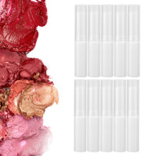10pcs Empty Lip Balm Tube 3g DIY Lipstick Container PP Colors