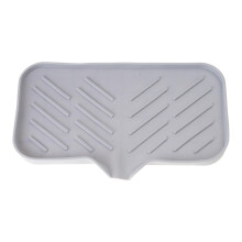 Elegant Japanese Styles Bathroom Tray Silicone Materials For Organizing Toiletries And In A Neat Space No Hardware Installation
