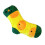 Squeaky Interactive Pet Toy Sock Shape Plush Dog Chewable-F 1