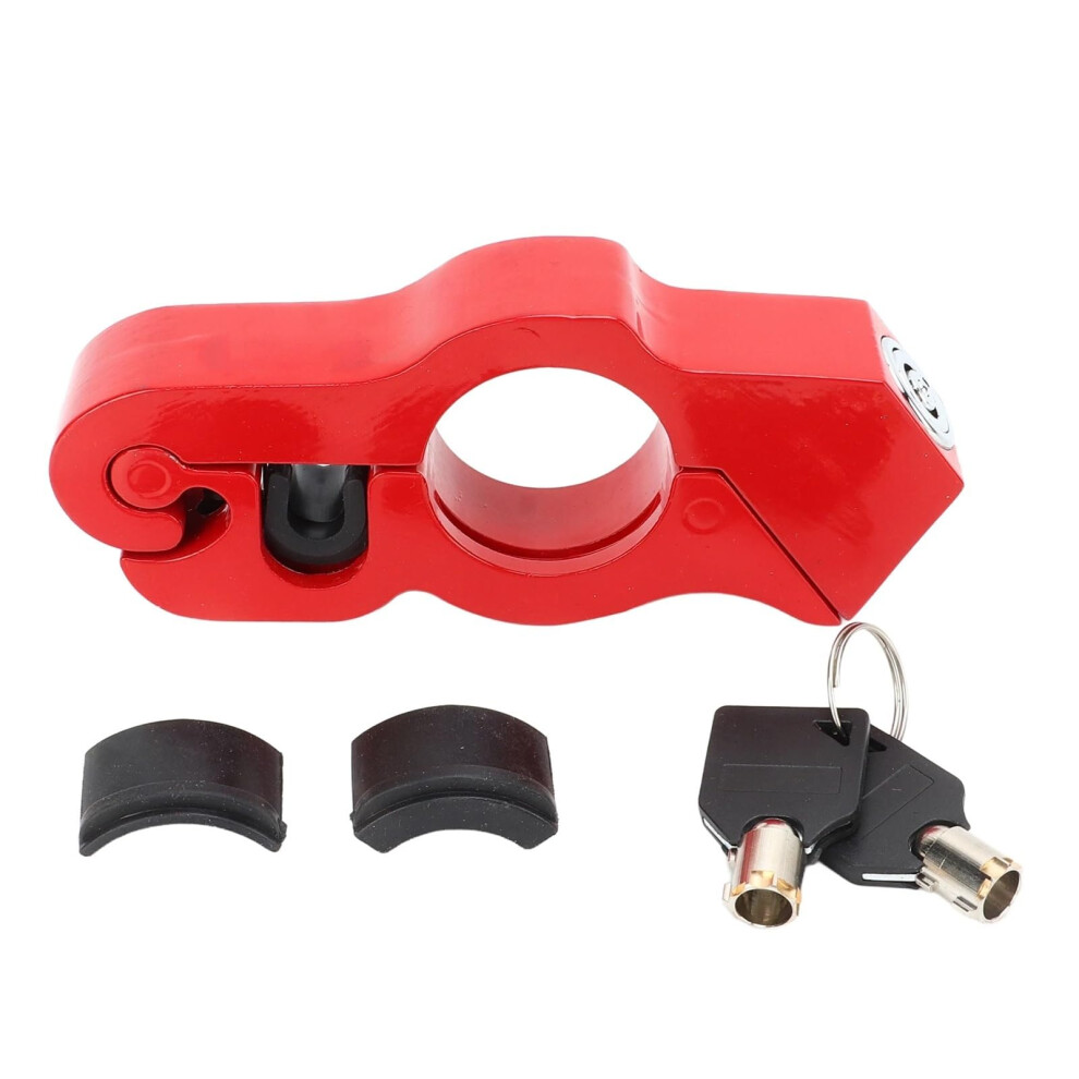 For Scooter Bike Atv Motorcycle Handlebar Lock Aluminum Alloy Grip Lock With 2 Keys Steel Disc Lock 9067246788964