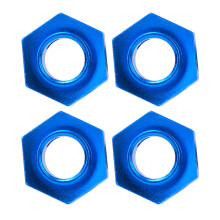 12mm Aluminium-Lenkräder-Sechskant-Adapter für RC Traxxas TRX-4 Blau