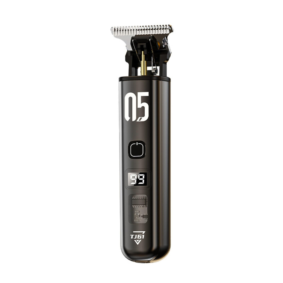 Black Rustproof Electric Hair Cutter Stainless Steel Texture Ergonomic Nonslip Handle Suitable For Precise Home Cutting Electric Shaver