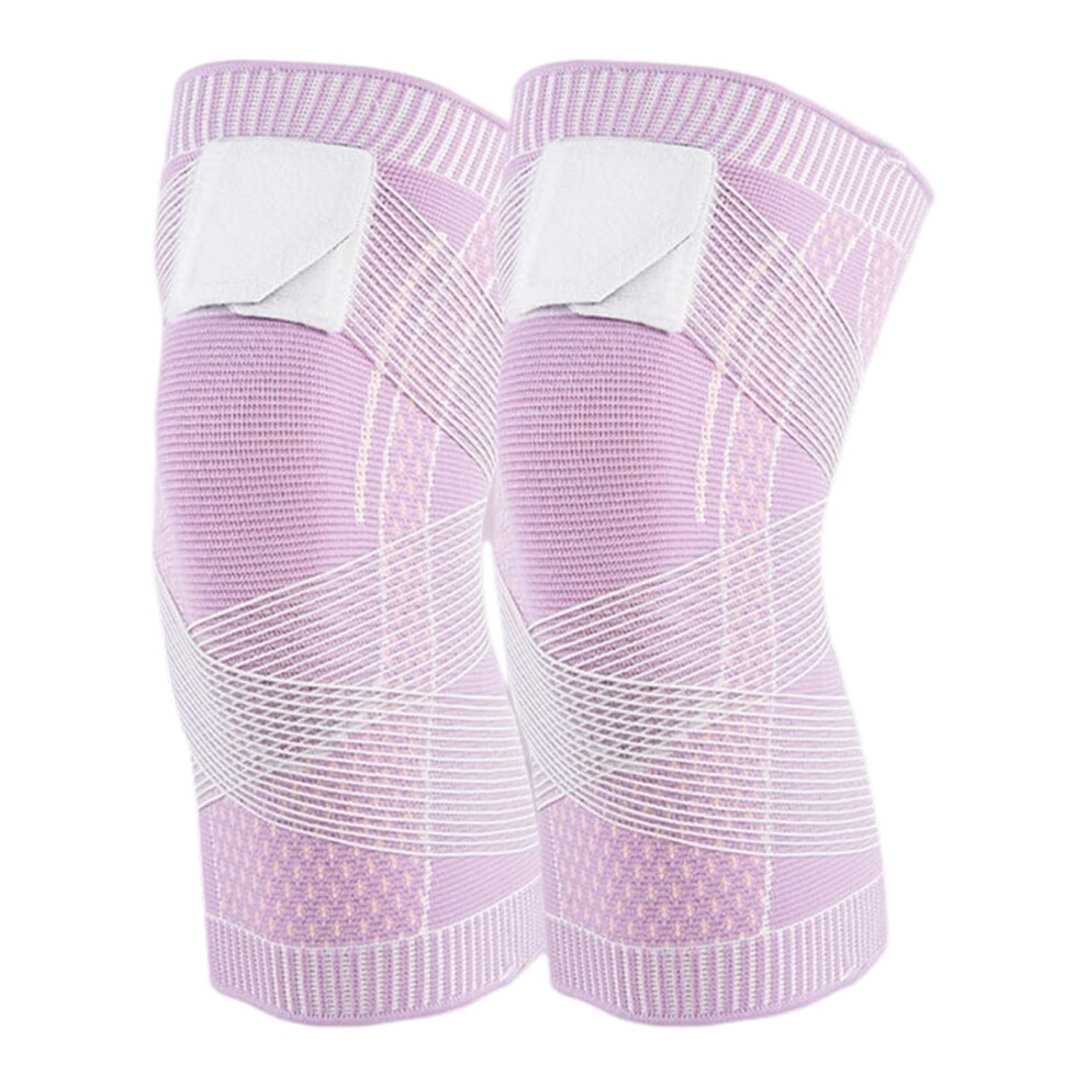 Blue/Black Sports Knee Brace Flexible Knee Strap Basketball Guard Nylon Texture Suitable For Running Basketball Gym Workout Protectors For Running