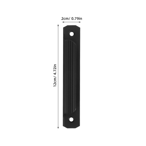 3Stück Edge Finger Tab Pulls Aluminiumlegierung Für Küchenschränke 1
