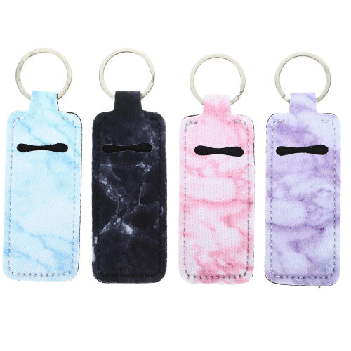 4Stk. Lippenstift Halter Schlüsselanhänger 2