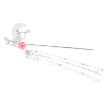 Chinese Tassel Hair Stick For Kids Hanfu Flower Hairpin Ancient Style