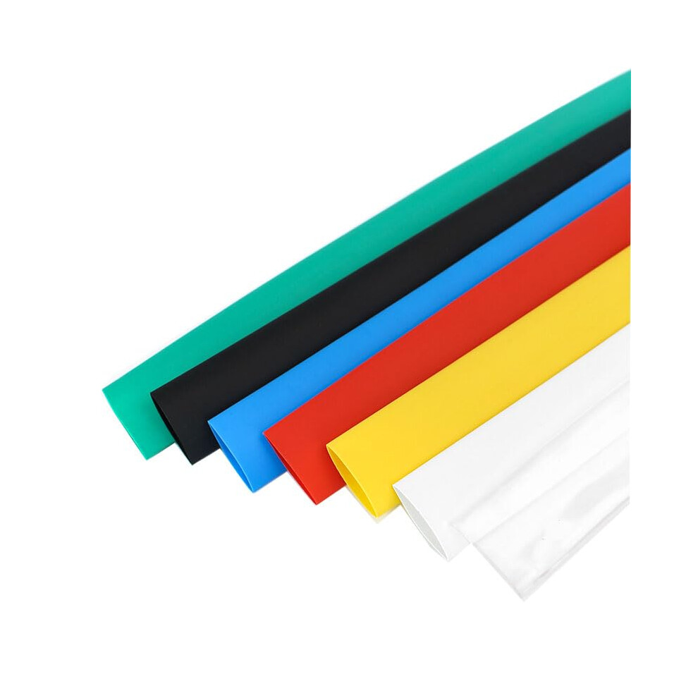 1M 2:1 7 Colors 15Mm 20Mm 30Mm 35Mm 40Mm 60Mm 80Mm 150Mm 180Mmheat Shrink Heatshrink Tubing Tube Wire Dropshipping(25Mm,Green) Green 25Mm 9323874020372
