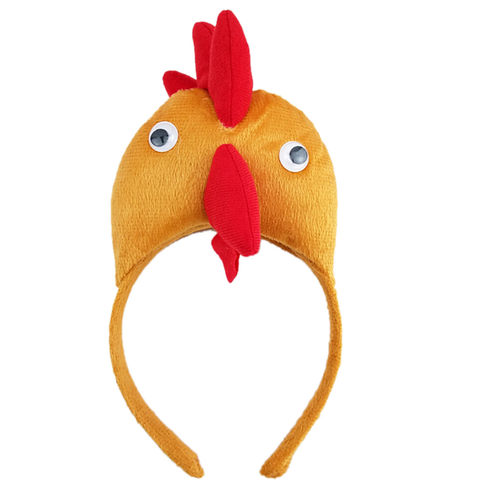 Women's Adorkable Chicken Hairband Cute Headband-Thredimensional Ye