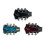 Creatively Guitar Shape Buckle Belt DIY Components Western-Red 3