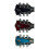 Creatively Guitar Shape Buckle Belt DIY Components Western-Red 2
